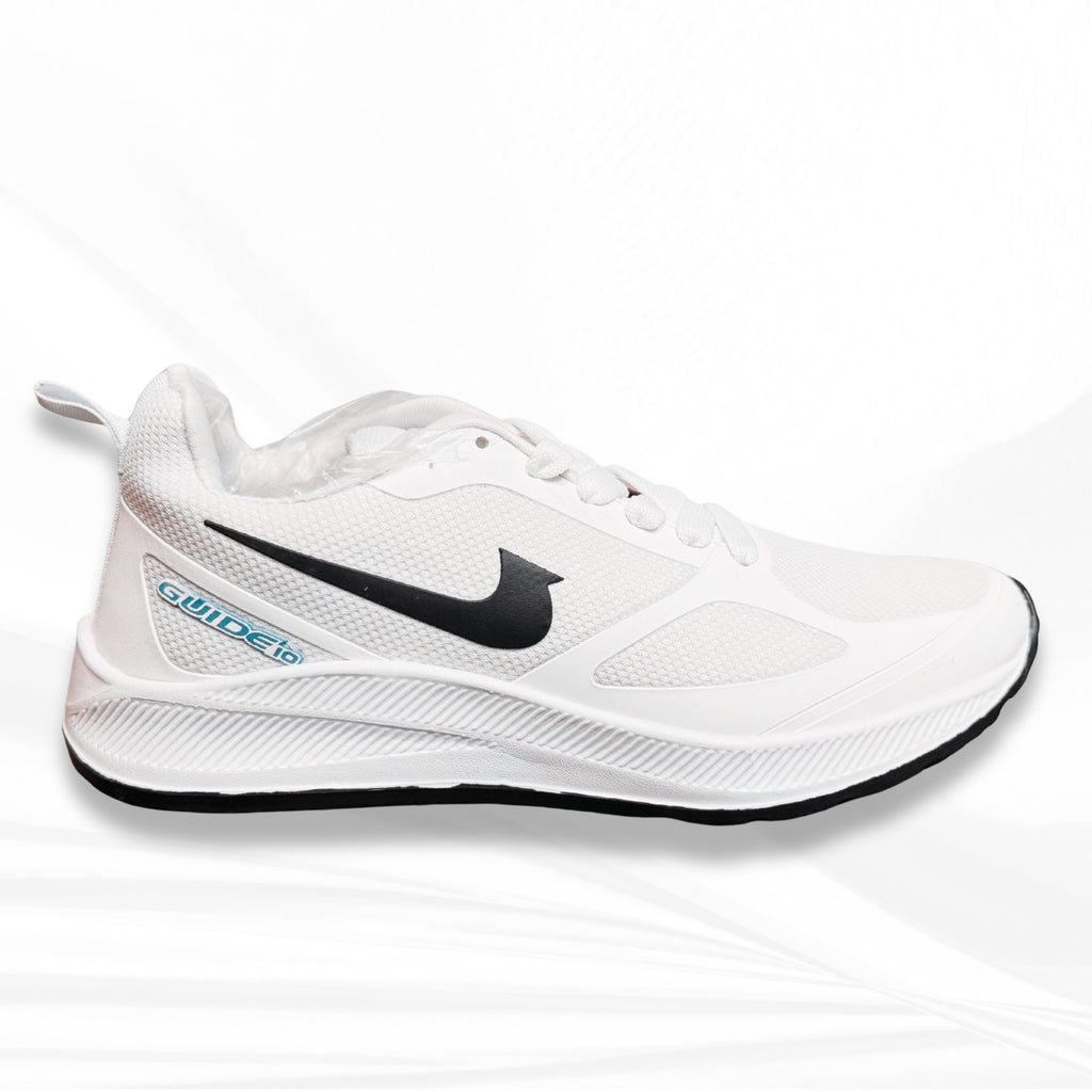 White Running Sports Shoes