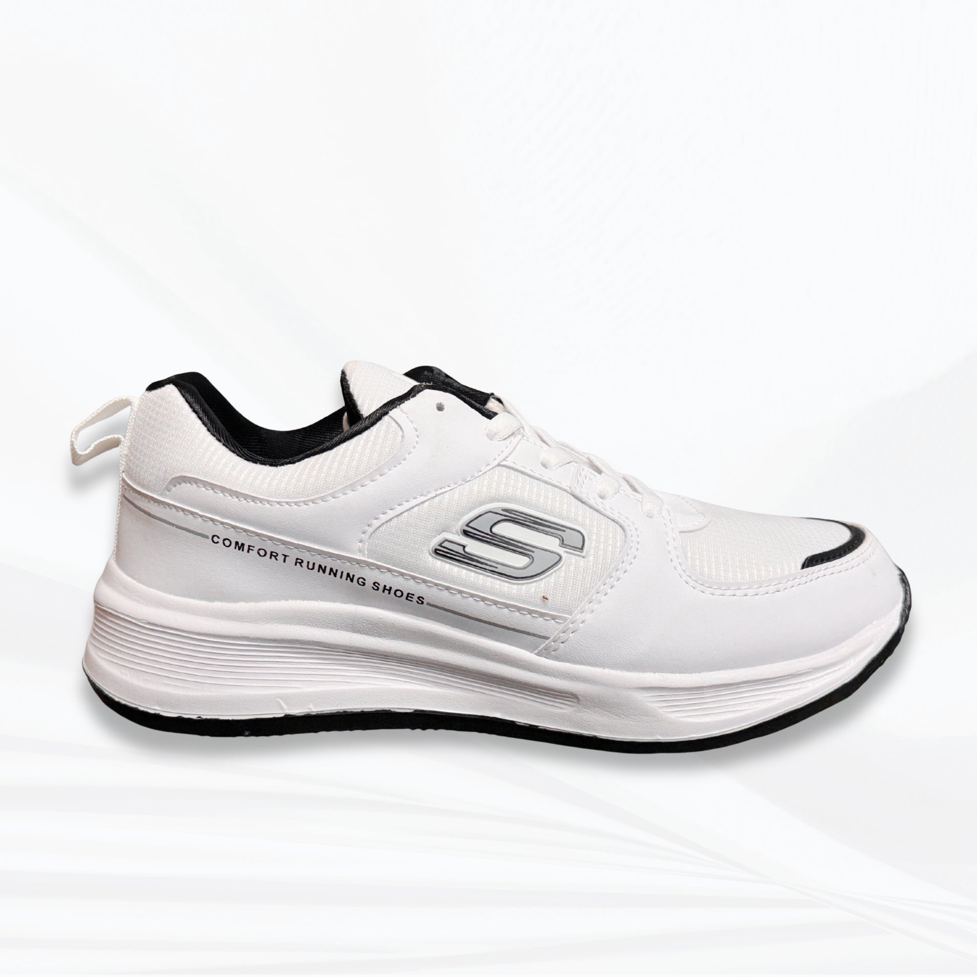 White Sports Running Shoes