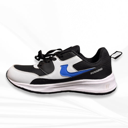 White And Blue Sports Shoes