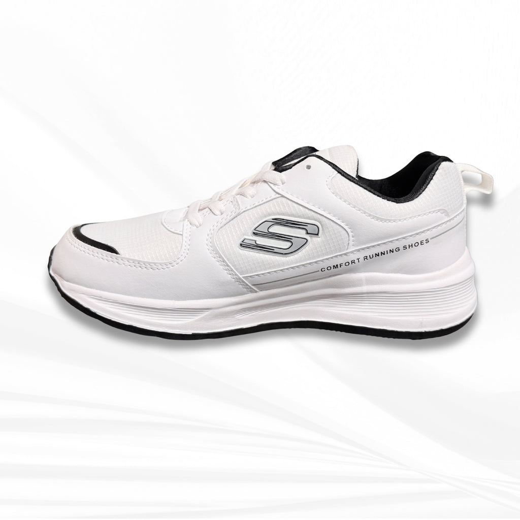 White Sports Running Shoes