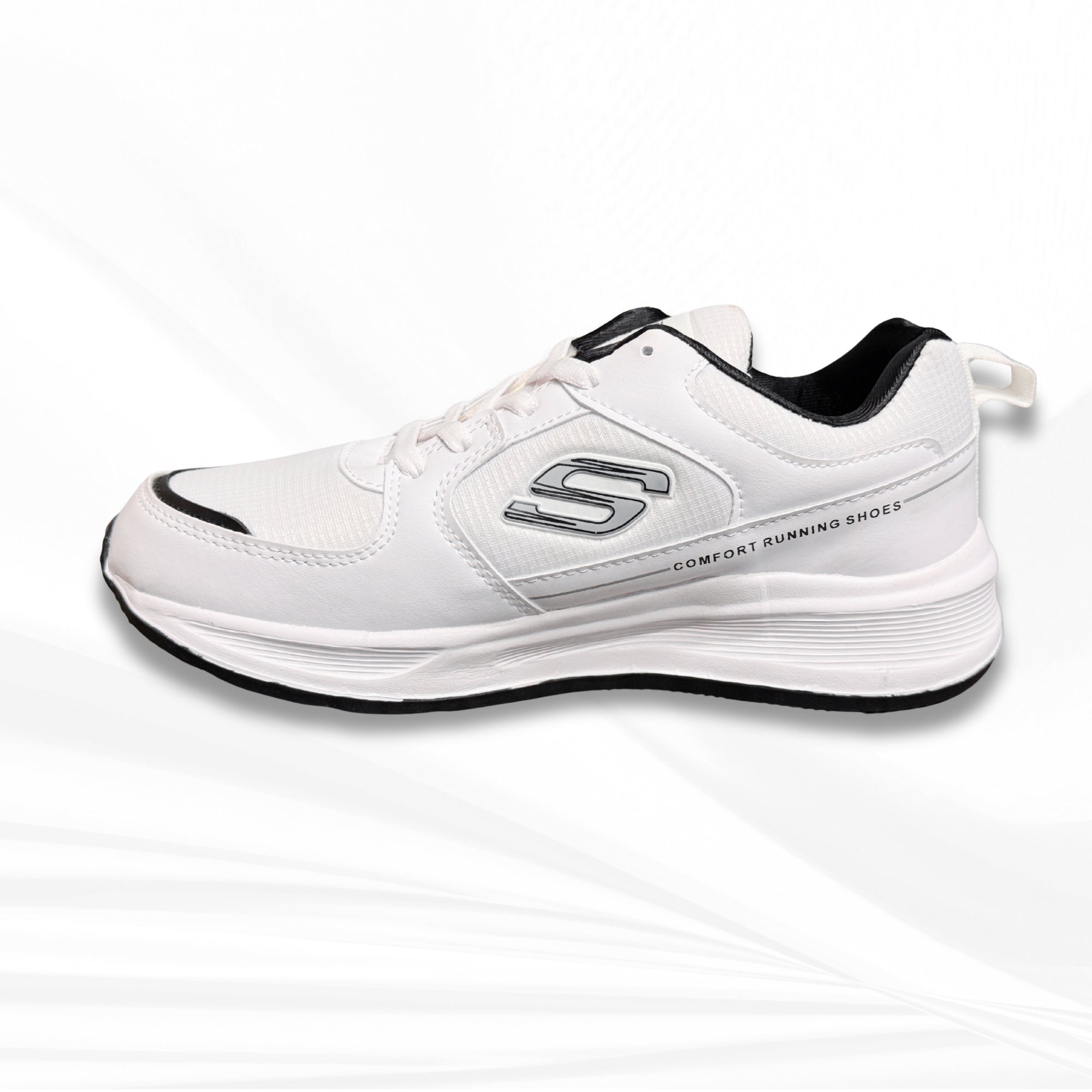 White Sports Running Shoes