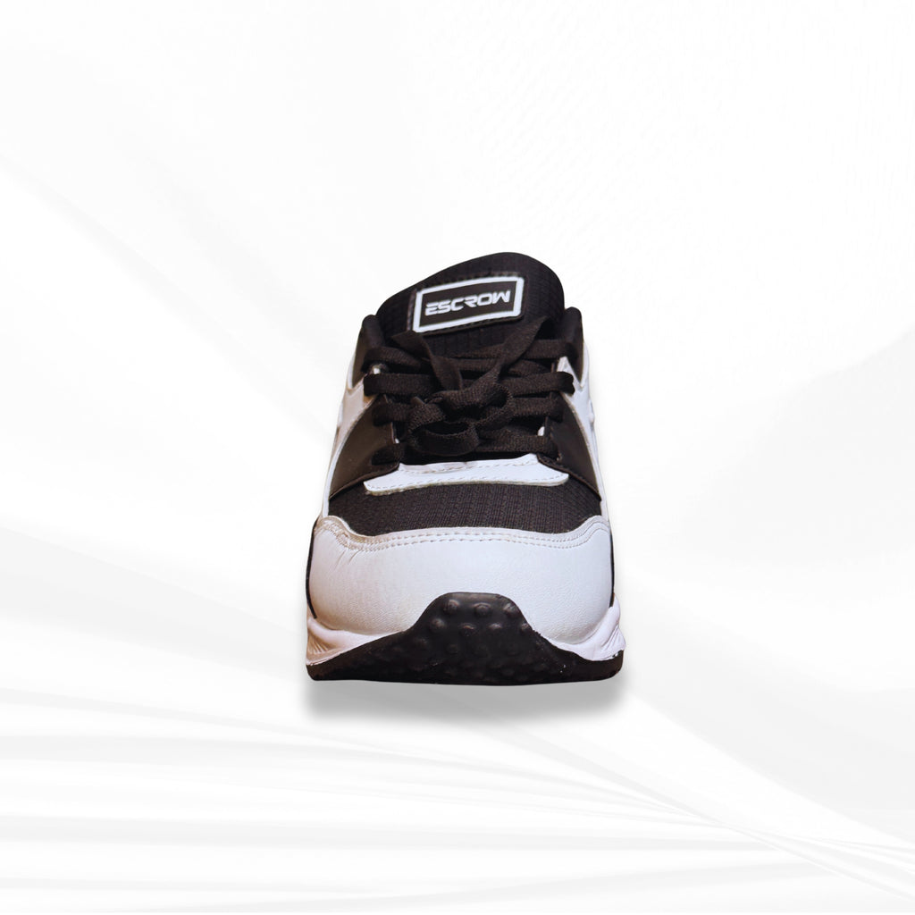 White And Blue Sports Shoes