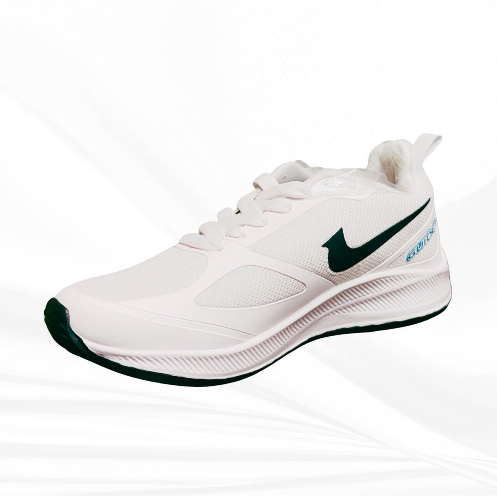White Running Sports Shoes