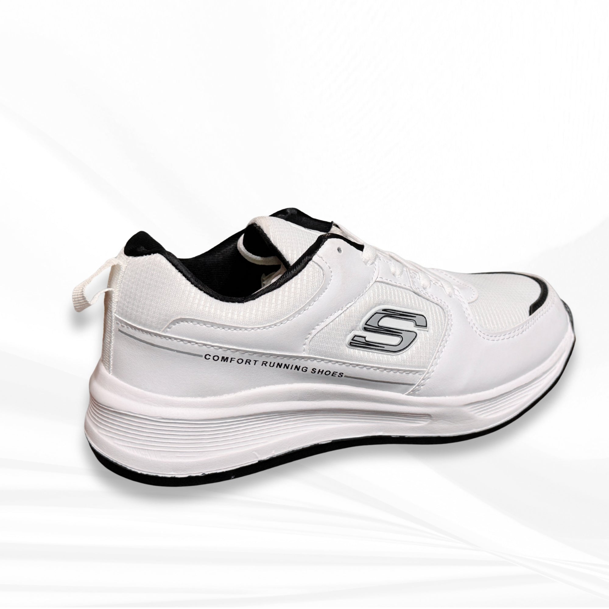 White Sports Running Shoes