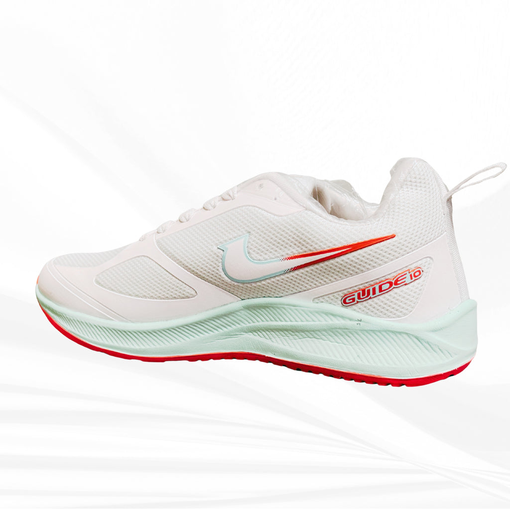 White Sports Running Shoes