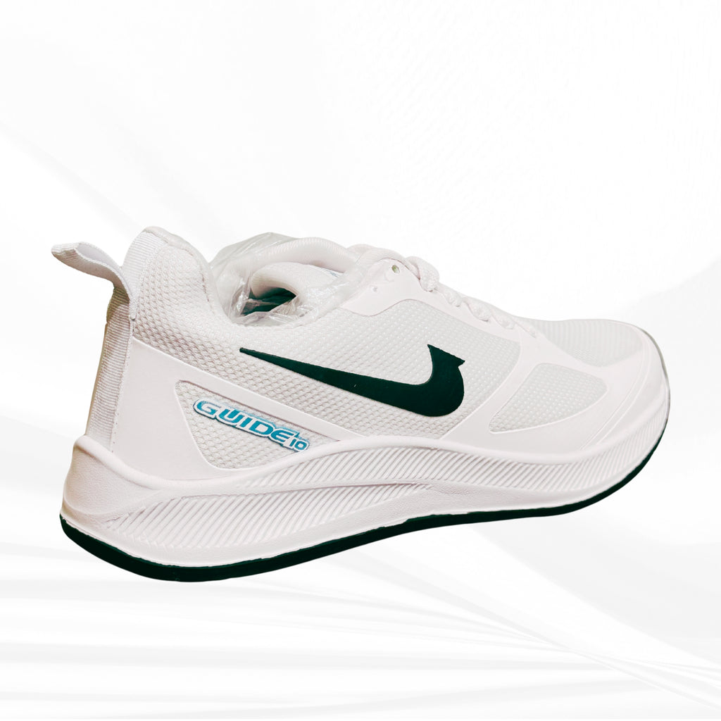 White Running Sports Shoes